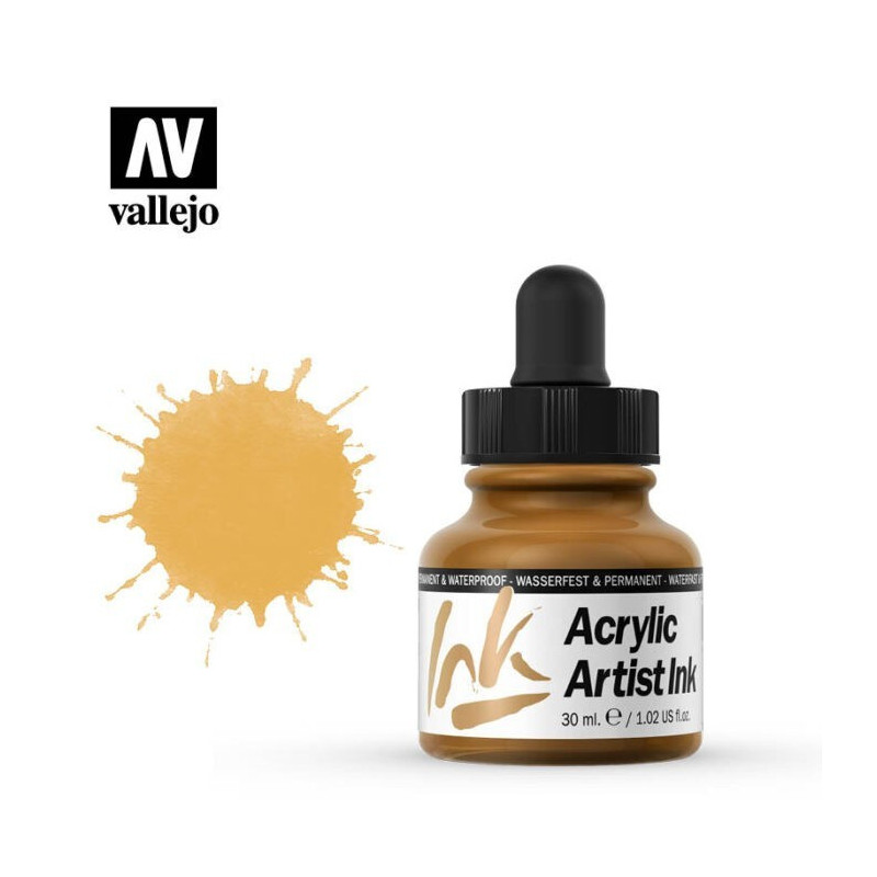 Indian Yellow Artist Ink