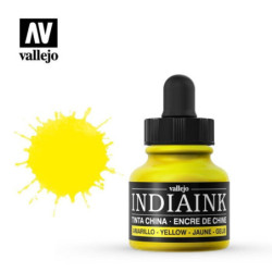 Yellow India Ink