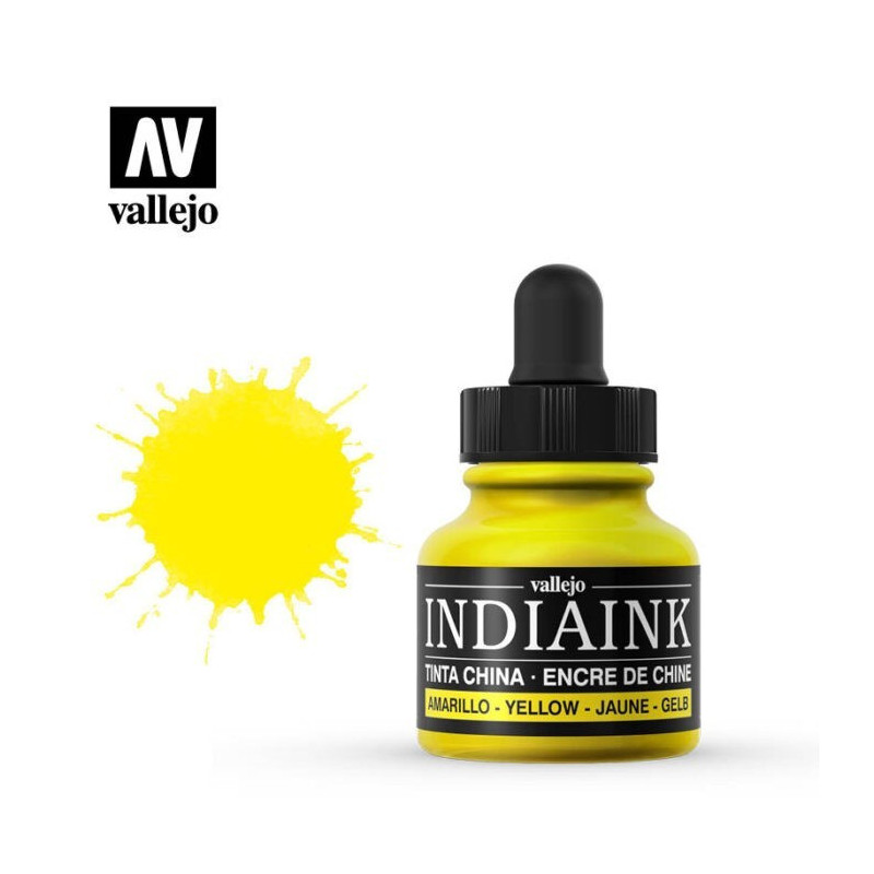 Yellow India Ink