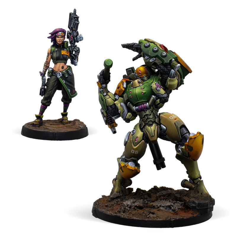 Scarface & Cordelia. Mercenary Armored Team