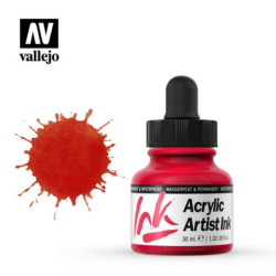 Carmine Red Artist Ink