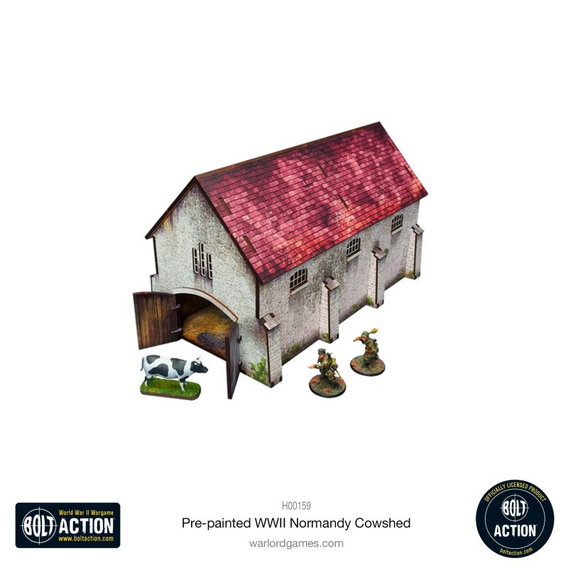 WW2 Normandy Cowshed (Pre Painted)