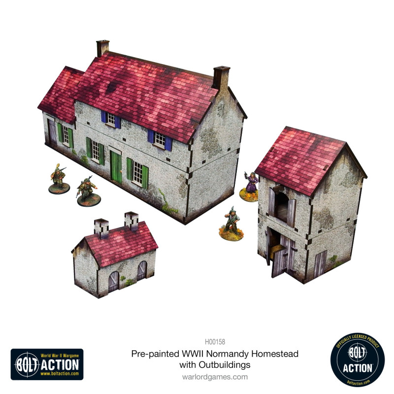 WWII Normandy Homestead With Outbuildings