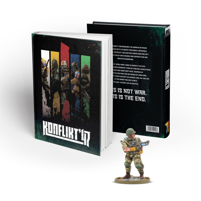 Konflikt '47 Rulebook with US special miniature