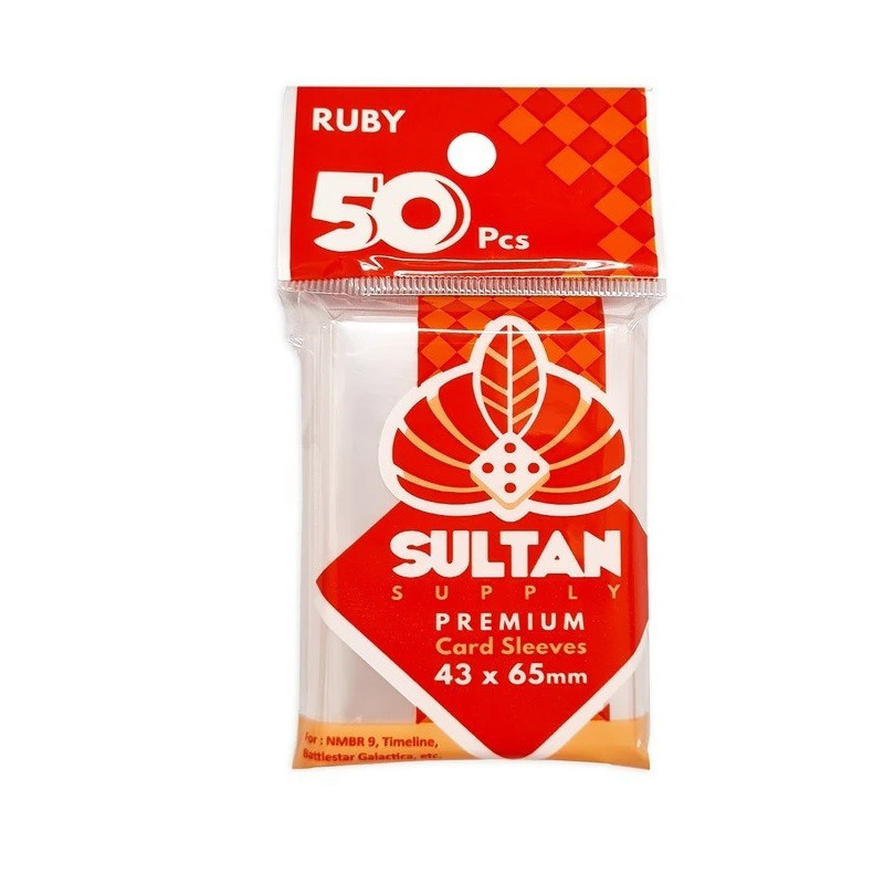 Sultan Card Sleeves: RUBY Mini American