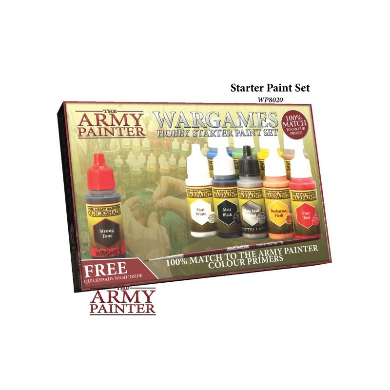 Wargames Hobby Starter Paint Set