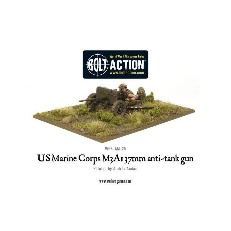 USMC M3A1 37mm anti-tank gun
