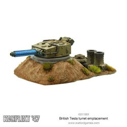 British Tesla turret emplacement