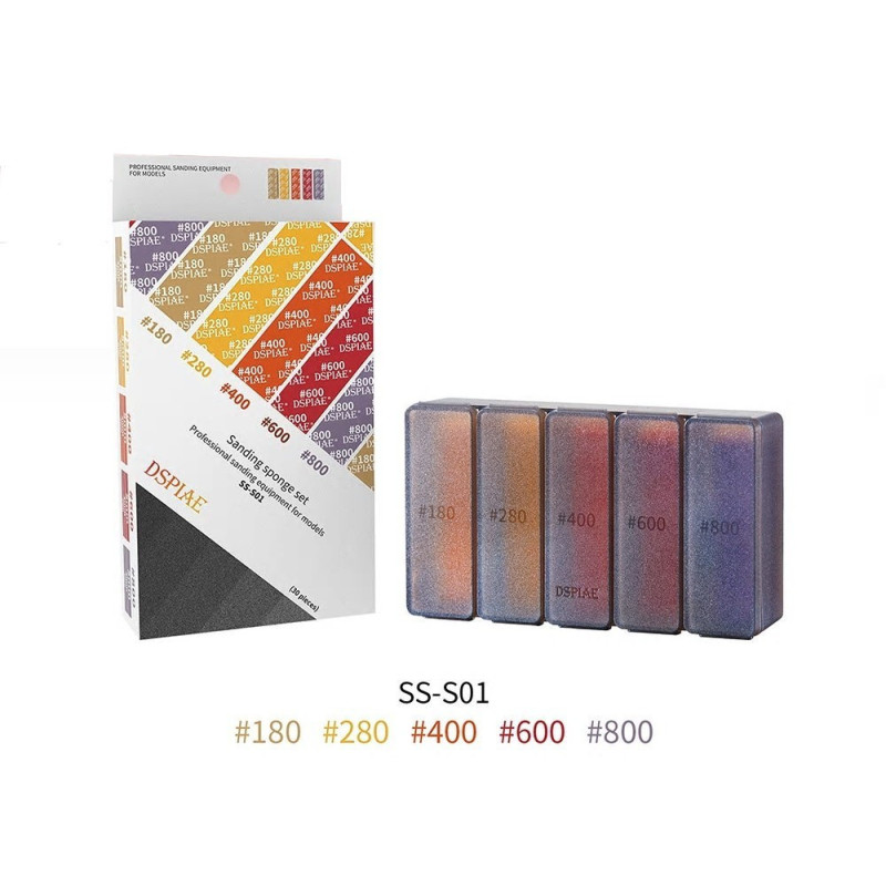 DSPIAE Sanding Sponge Set A