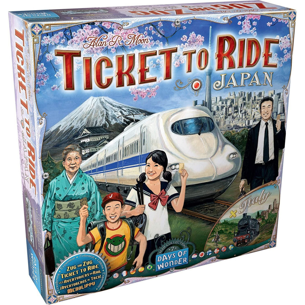 Ticket to Ride: Japan and Italy Map