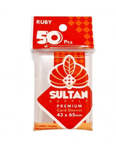 Sultan Card Sleeves: RUBY Mini American