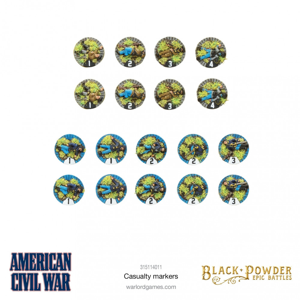 American Civil War Casualty Markers