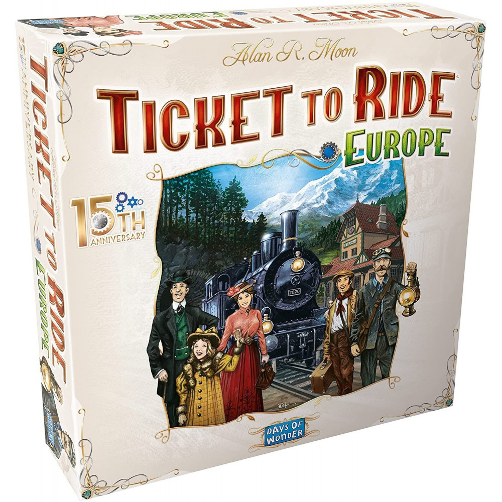 Ticket to Ride Europe 15th Anniversary Deluxe Edition