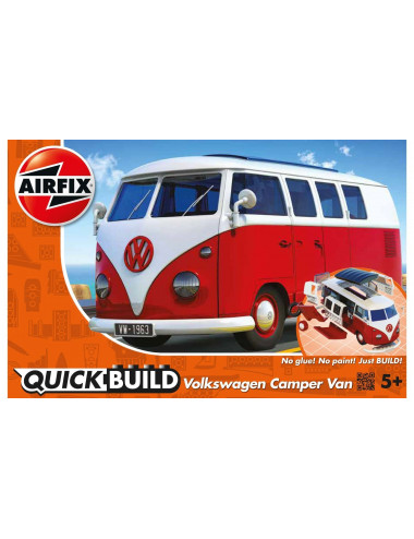 VW Camper Van red
