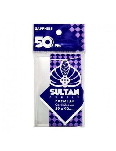 Sultan Card Sleeves: Sapphire Standard Euro