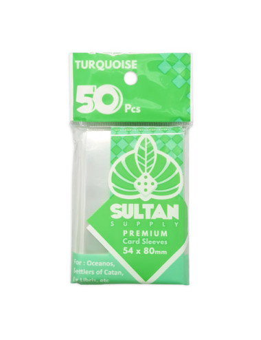 Sultan Card Sleeves: TURQUOISE
