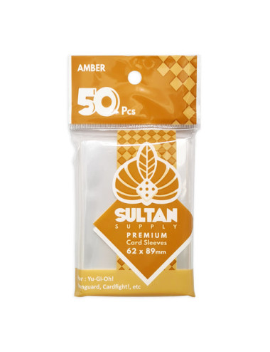 Sultan Card Sleeves: AMBER