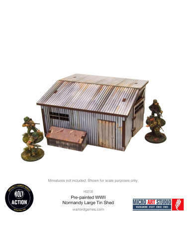 WW2 Normandy Large Tin Shed...