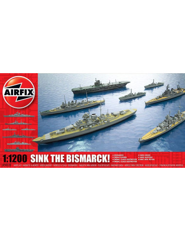 Waterline Sink The Bismarck 1:1200