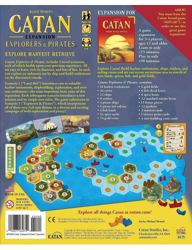 Settlers of Catan Explorers & Pirates Game Expansion