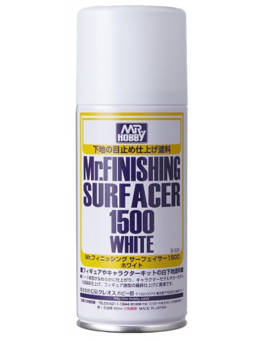 Mr.FINISHING SURFACER 1500 White Spray (Mr. Hobby)