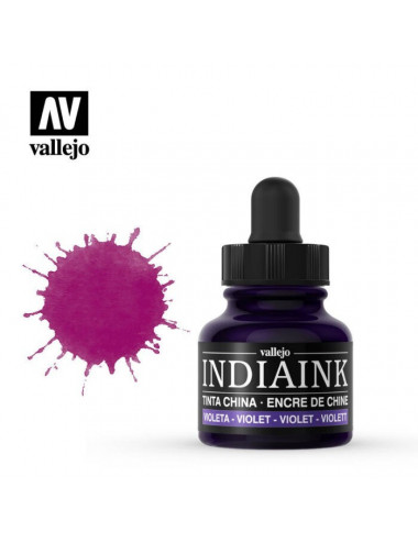 Violet India Ink