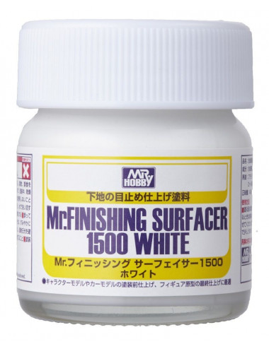 Mr. Finishing Surfacer White 1500 (Brush)
