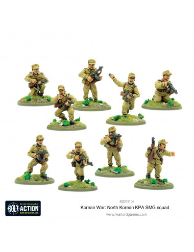 Korean War: North Korean KPA SMG squad
