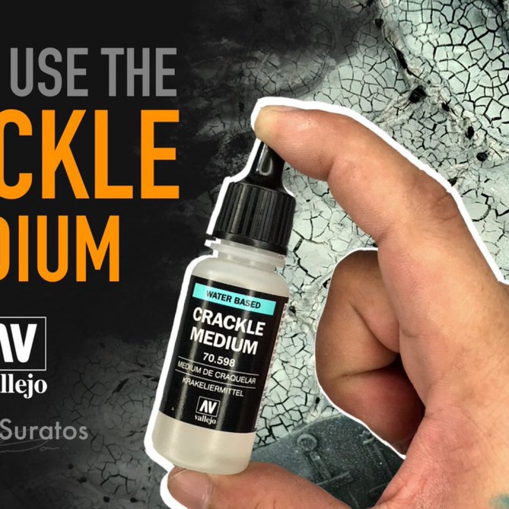 HOW to use the Vallejo CRACKLE Medium the right way
