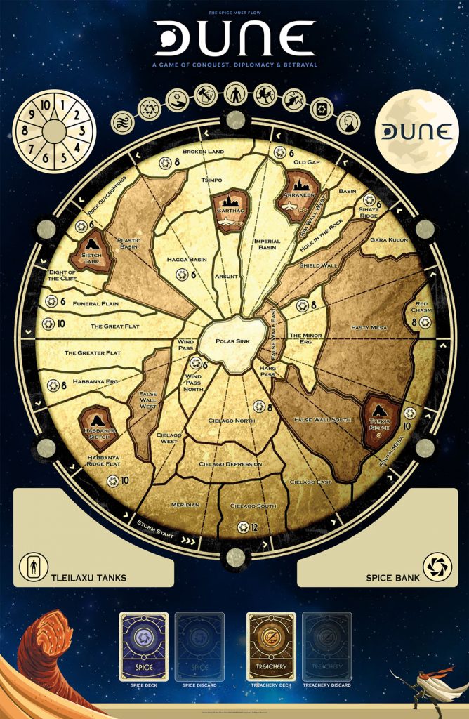 Dune Game Mat – DUNE the Boardgame