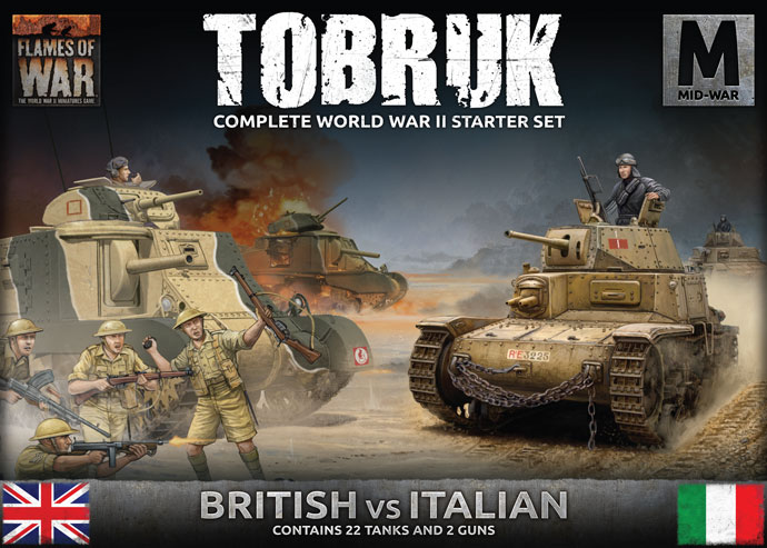 Tobruk - Complete World War II Starter Set - British vs Italian (FWBX12)